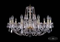 Люстра  Bohemia Ivele Crystal  арт. 1406/10/300/G/Leafs