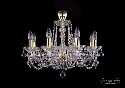 Люстра  Bohemia Ivele Crystal  арт. 1402/8/195/G/Balls/Tube